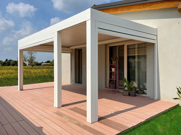 pergola pompeiana alluminio