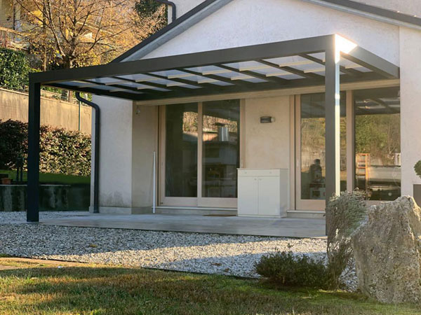 pergole pompeiane alluminio