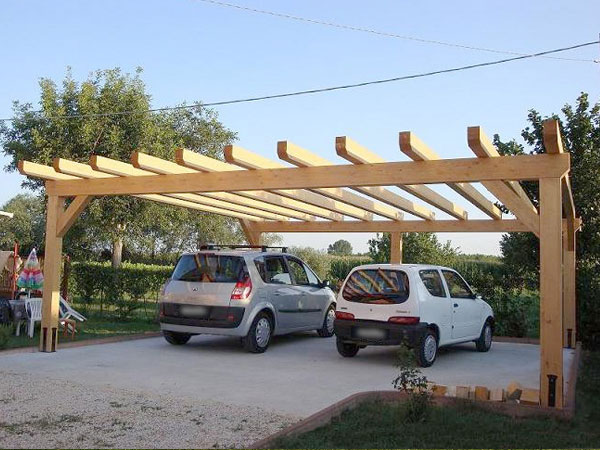 pergole pompeiane legno